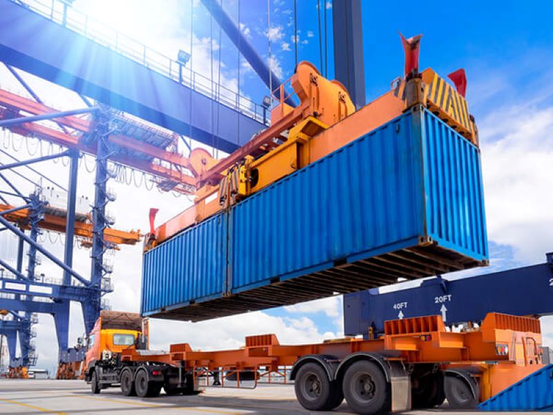 Vận chuyển h&agrave;ng ho&aacute; container đường bộ Vinh Nghệ An